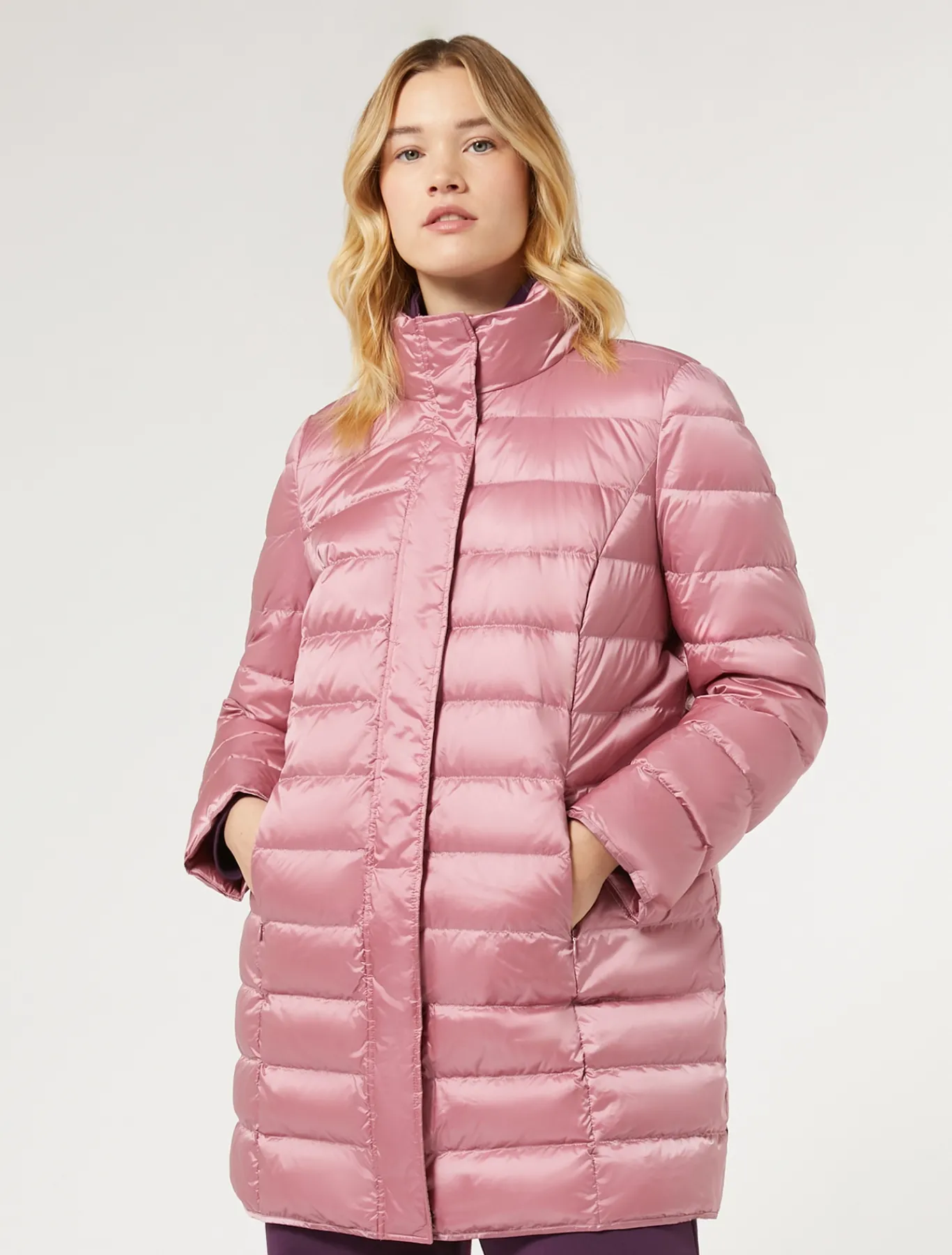 Marina Rinaldi Anorak de tejido de nailon impermeable