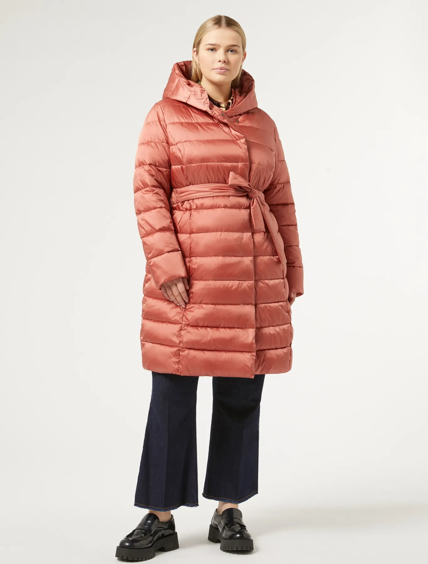 Marina Rinaldi Anorak de tejido de nailon impermeable