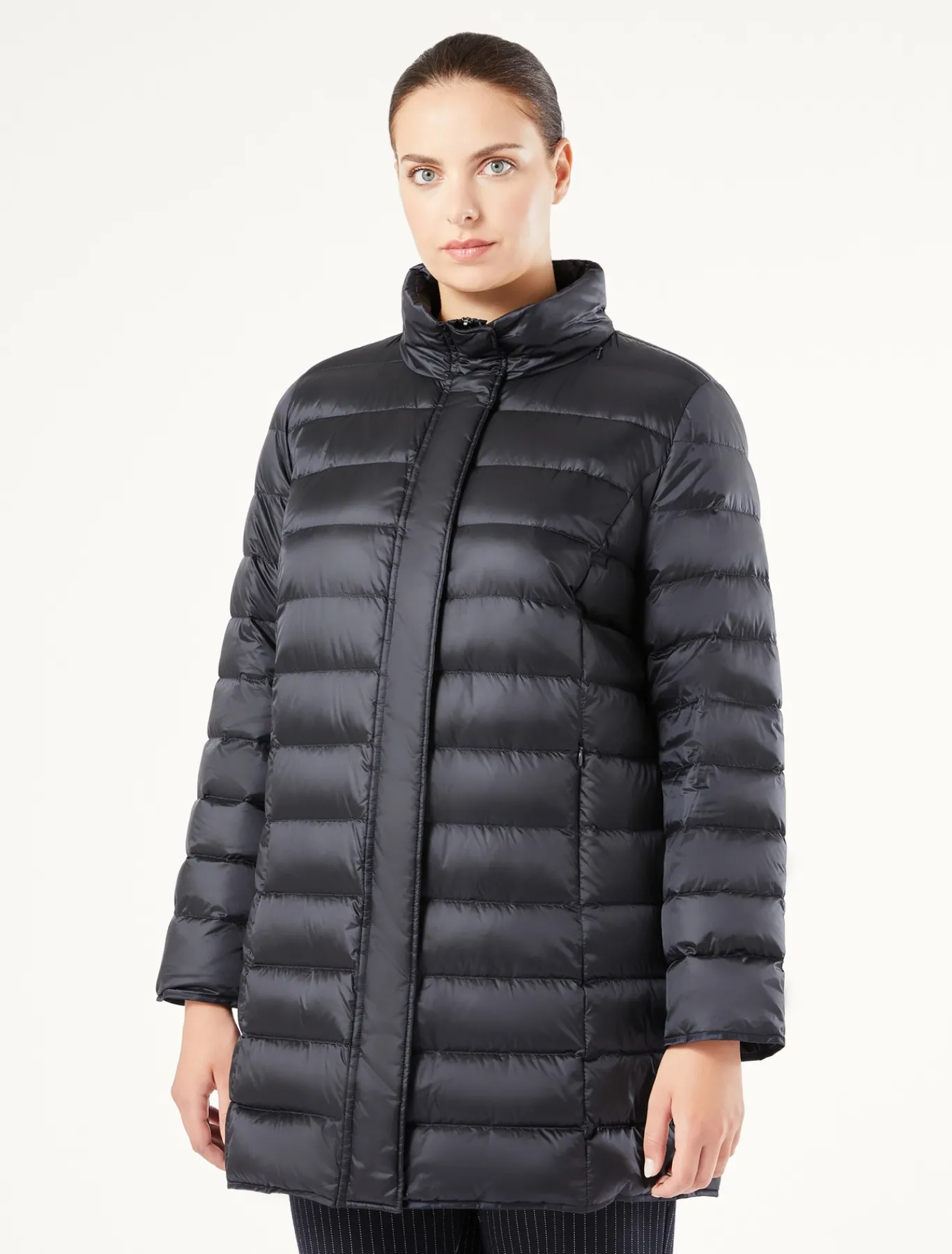 Marina Rinaldi Anorak de tejido de nailon impermeable