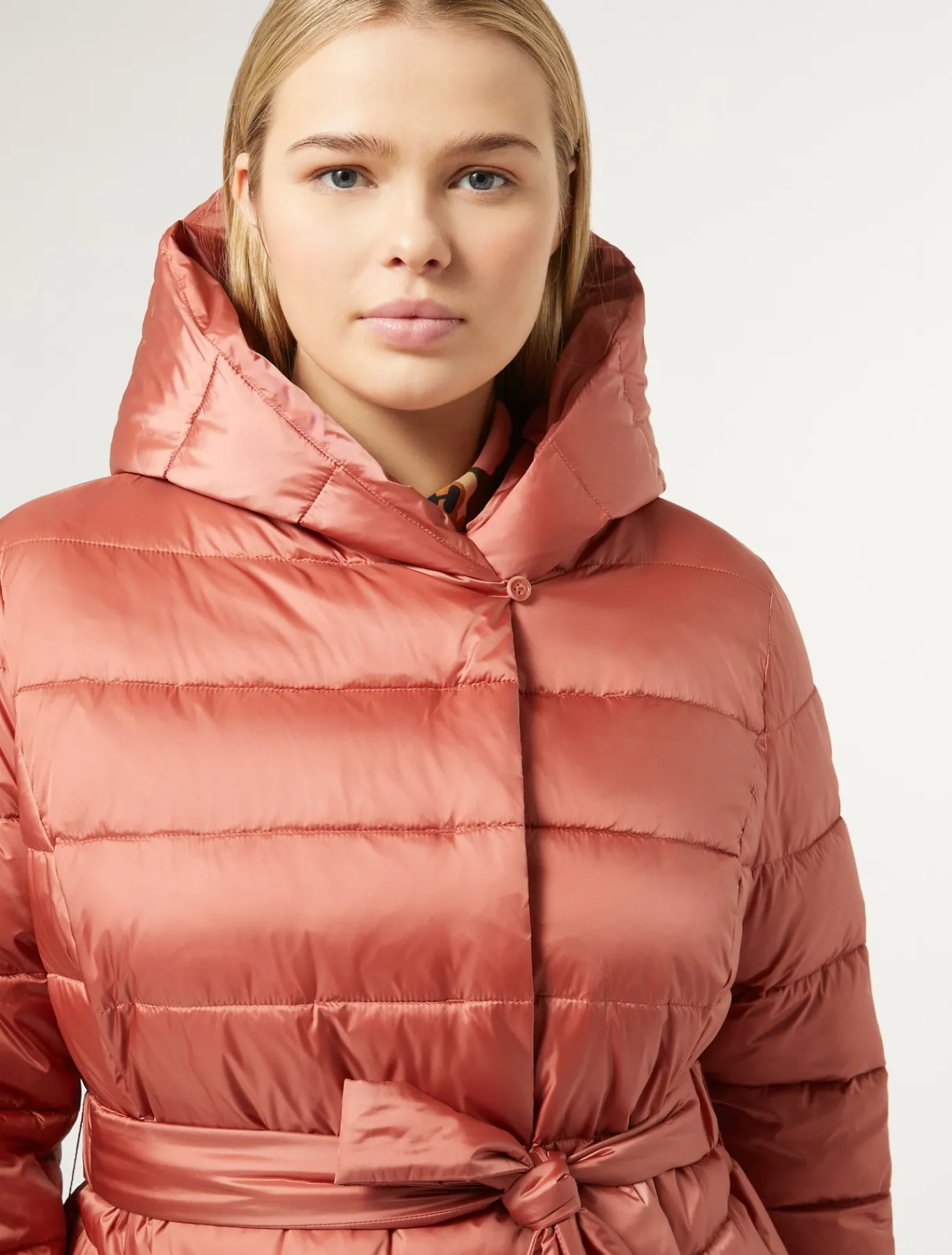 Marina Rinaldi Anorak de tejido de nailon impermeable