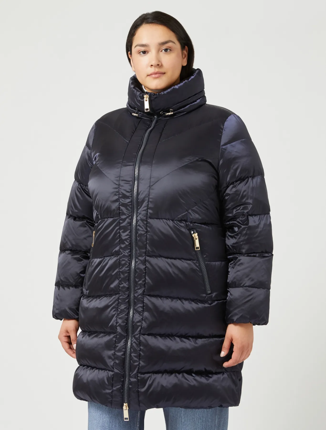 Marina Rinaldi Anorak de tejido impermeable