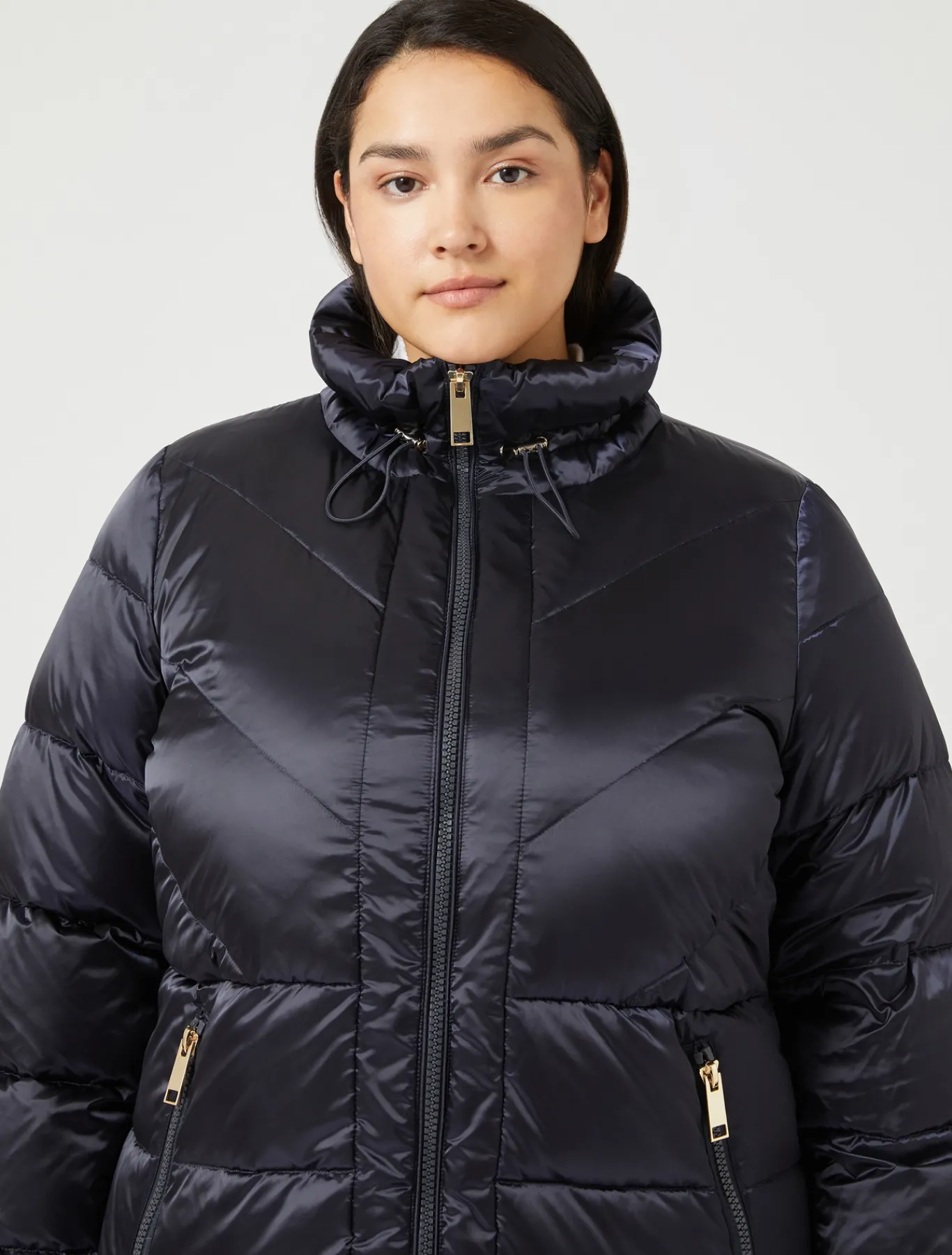 Marina Rinaldi Anorak de tejido impermeable