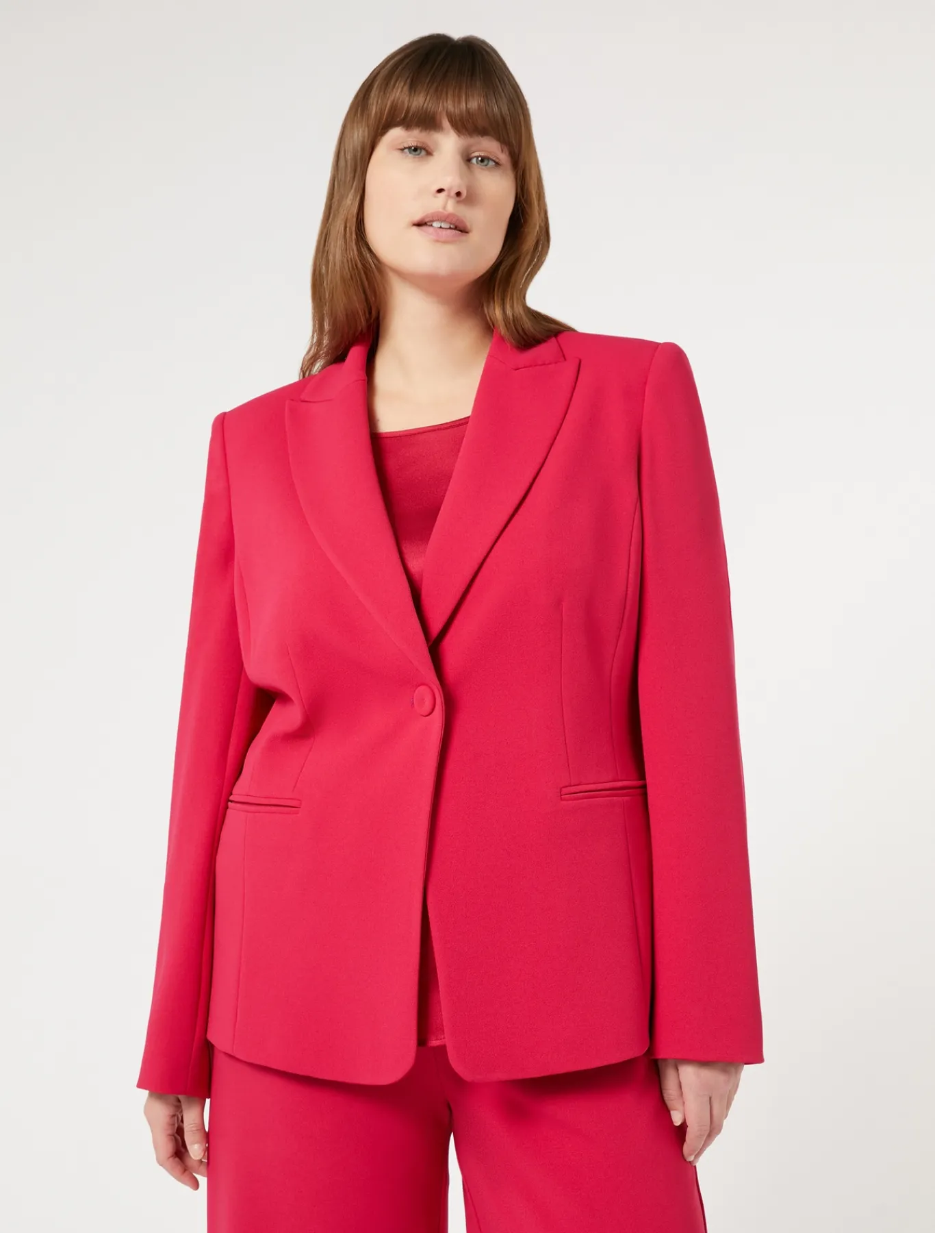 Marina Rinaldi Blazer de punto elástico