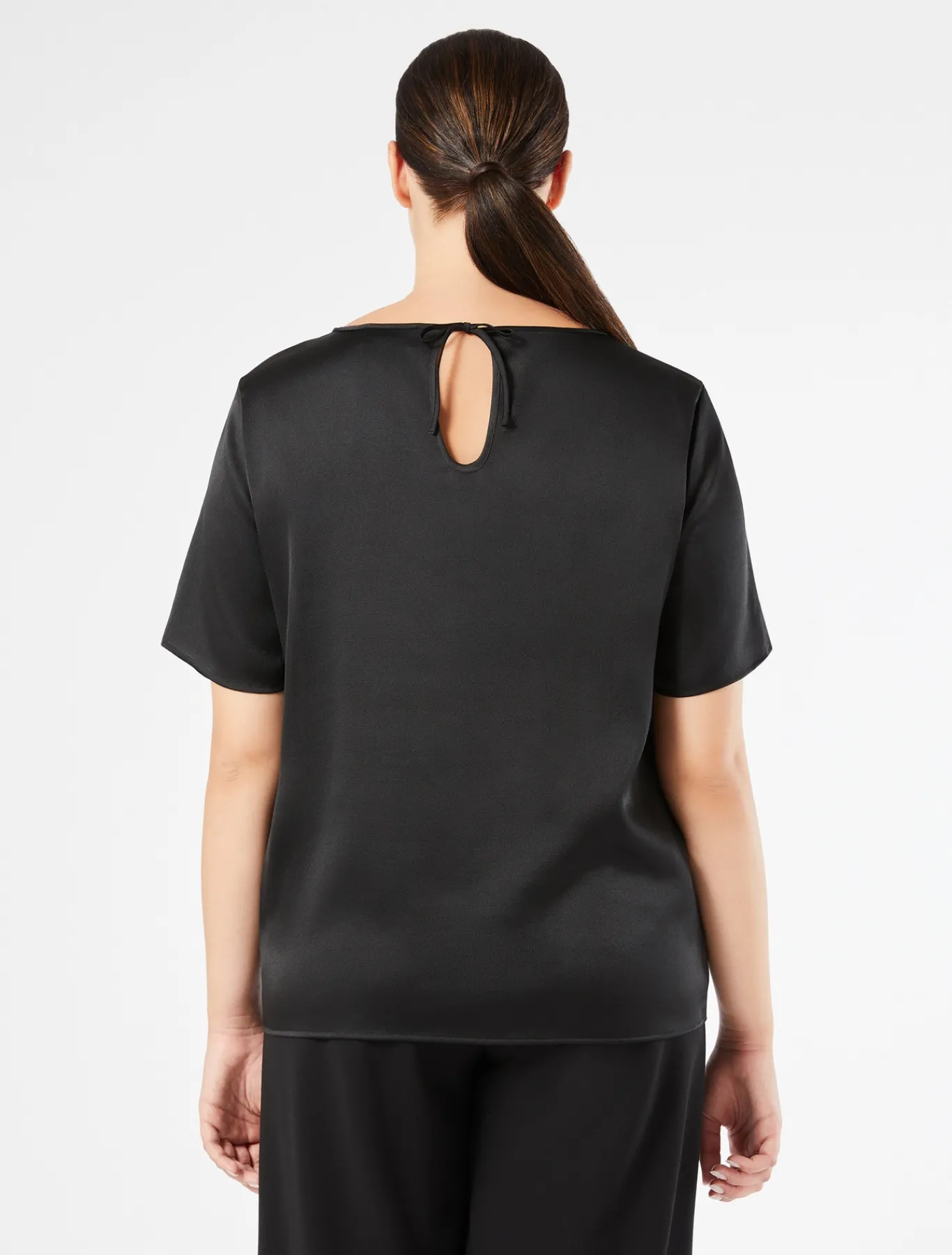 Marina Rinaldi Blusa de satén