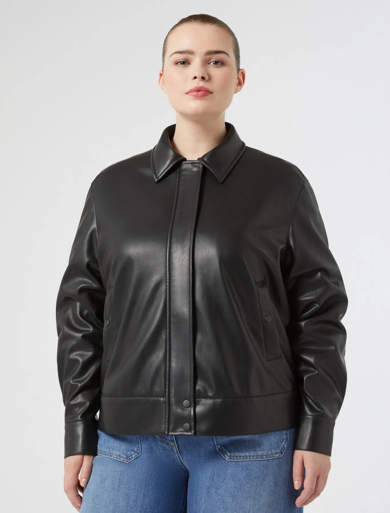 Marina Rinaldi Chaqueta bomber de punto