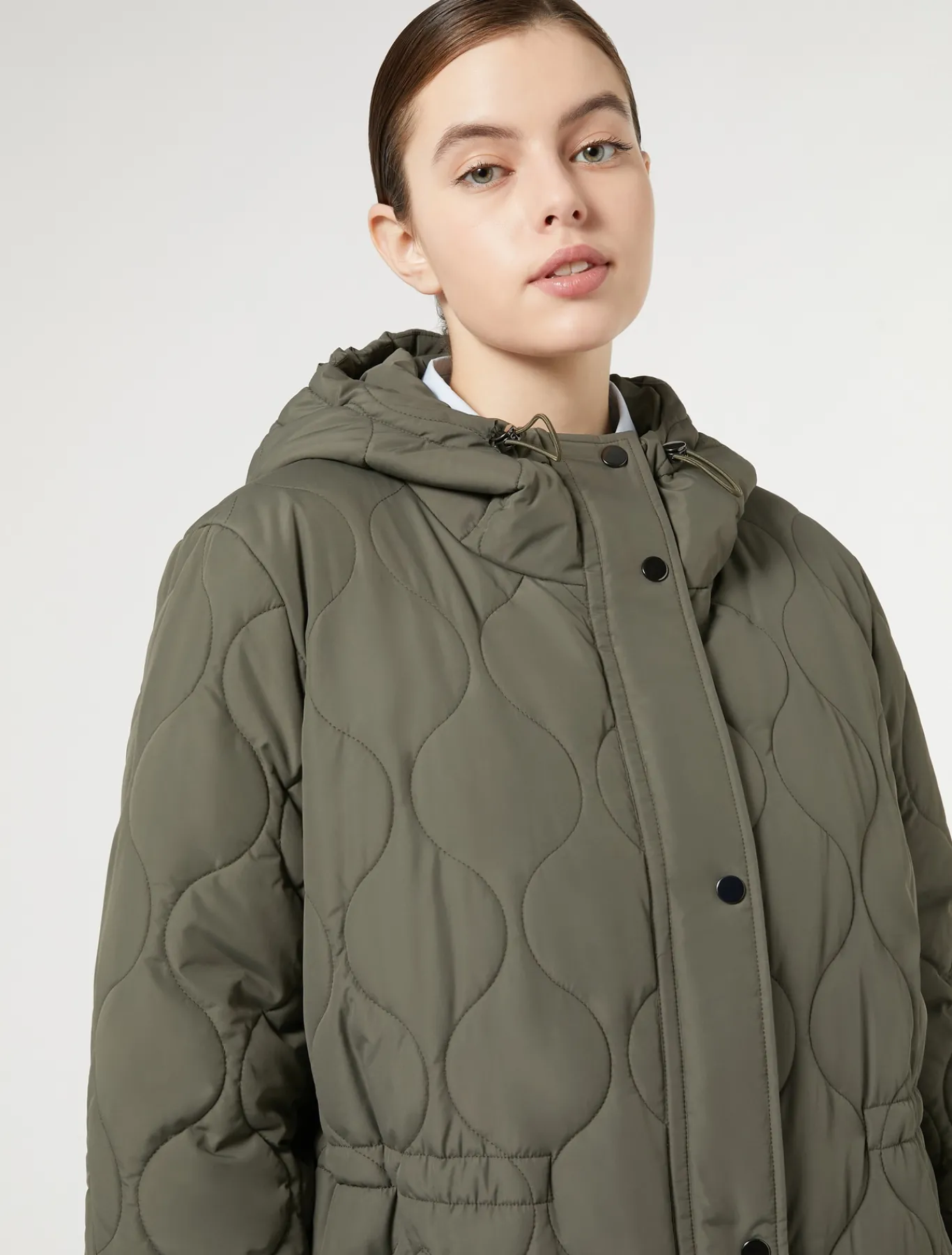 Marina Rinaldi Chaqueta de tejido impermeable