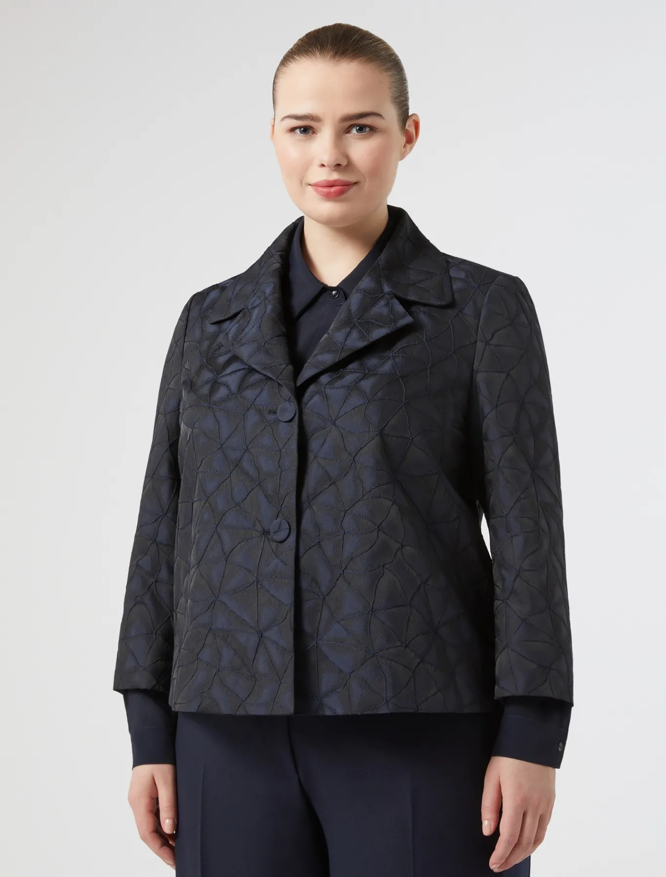 Marina Rinaldi Chaqueta jacquard